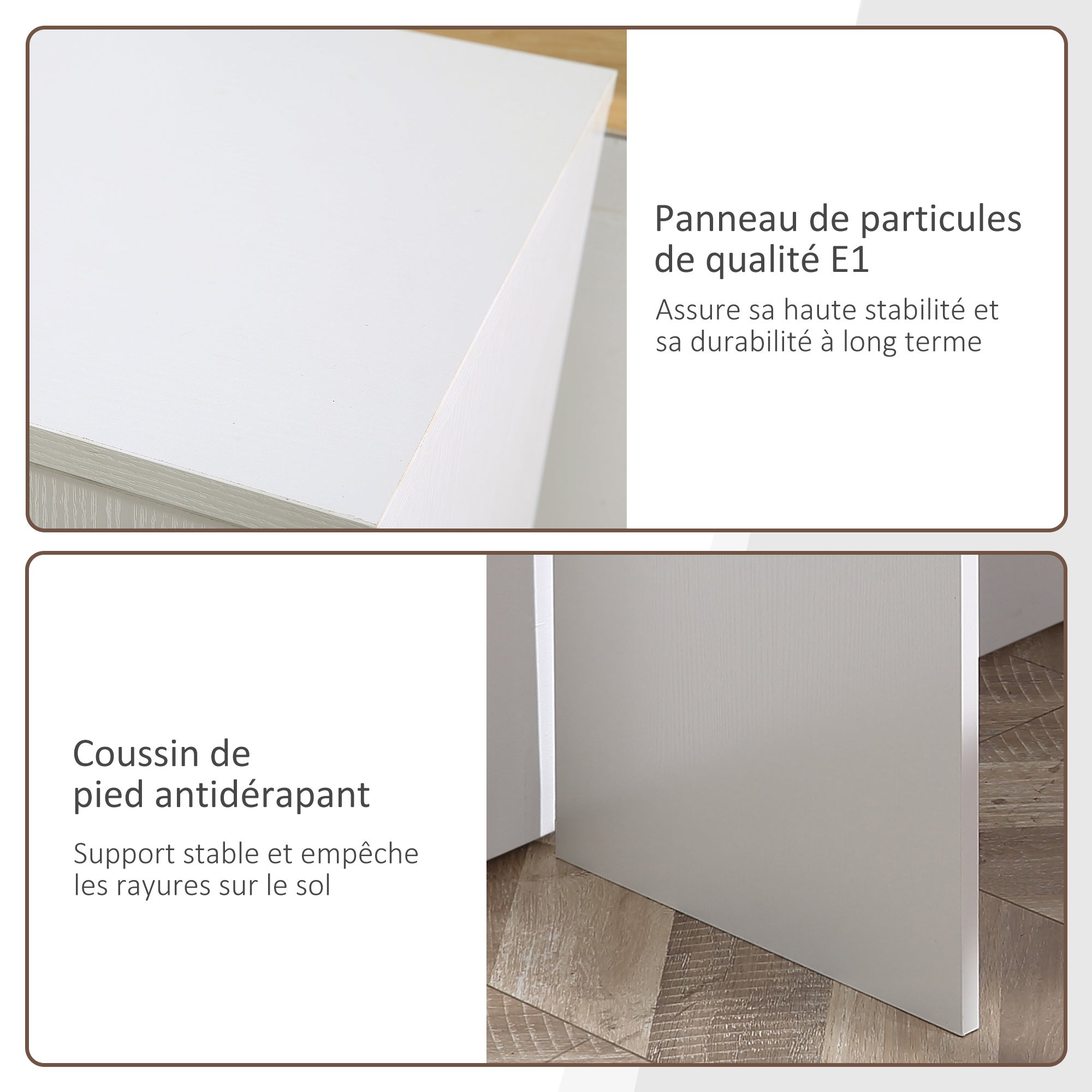 Bureau d'angle panneau de particules HOMCOM - 7