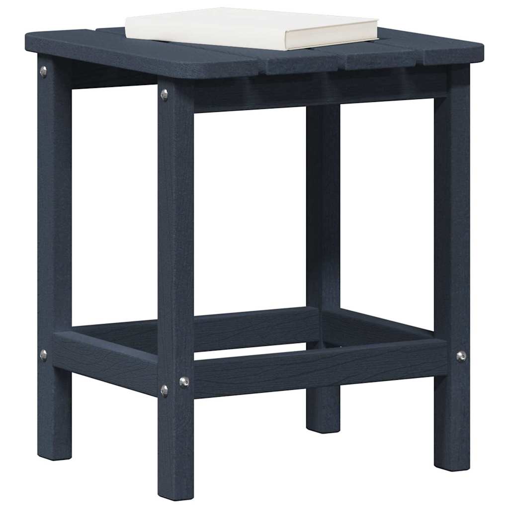 vidaXL Table d'appoint Bleu marine 38 x 38 x 46 cm Polyéthylène - 3