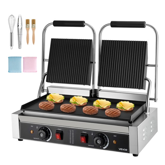 Grille-pain électrique Dictrolux – Piastra Pour Toast, Panini Et Barbecue, 750W (neuf)