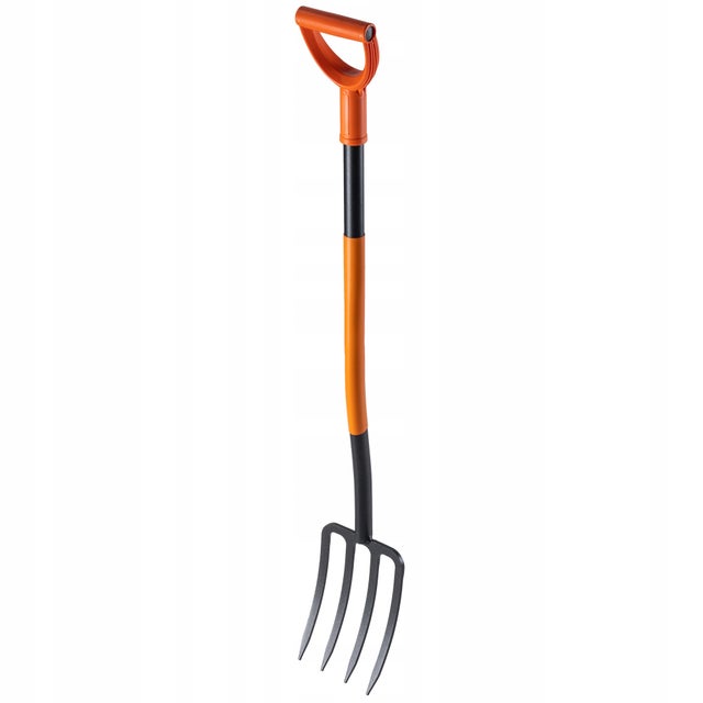WIDŁY OGRODOWE 4 ZĘBNE GOSPODARCZE DO KOPANIA METAL HARTOWANE 122cm