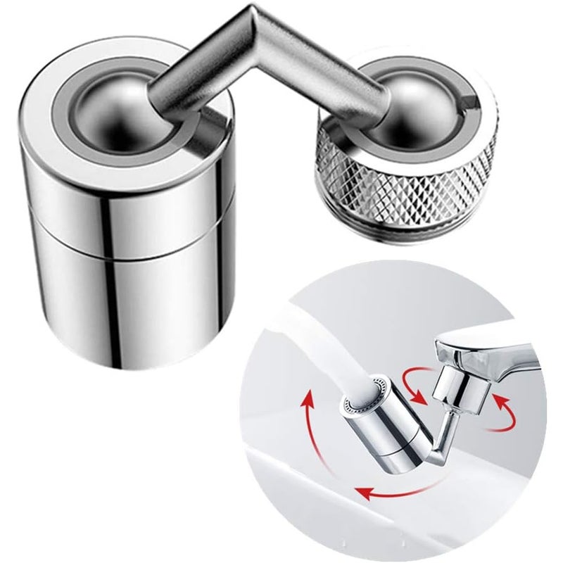 Głowica rozpylająca do kranów kuchennych, pasująca do kranów o średnicy 22-24 mm, aerator do kranu obracany o 360 stopni, z 2 trybami regulacji