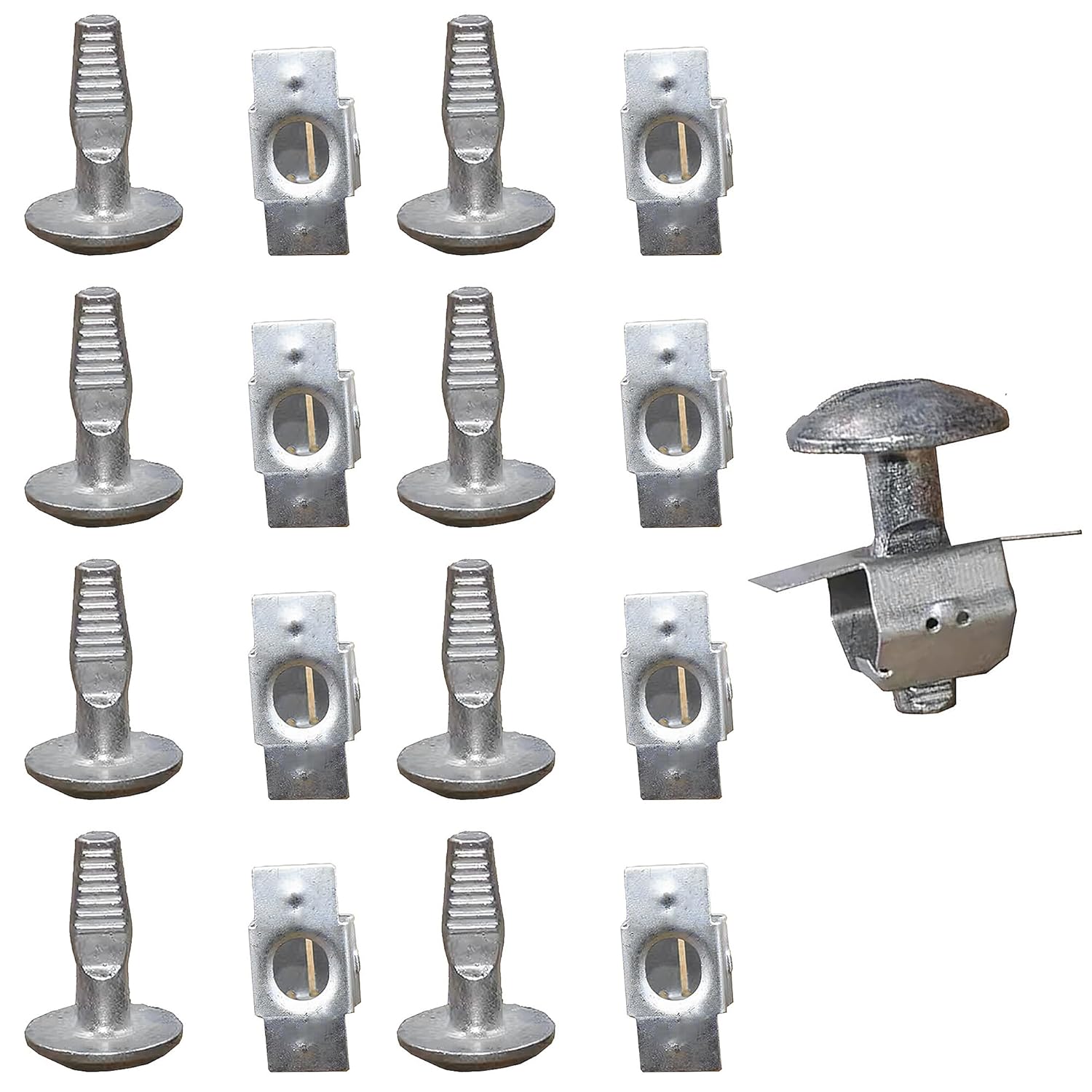 Lot De 4 Capuchons De Vis En Plastique Gris – Pour Toboggan, Rail Coulissant, Fixation 23 Mm – Sécurité Enfant