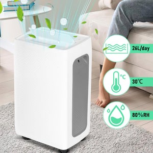 Deumidificatore Portatile 1600ml Con Timer 24 Ore: Silenzioso Per Garage, Camper E Stanze Umide, Basso Consumo, Spegnimento Automatico