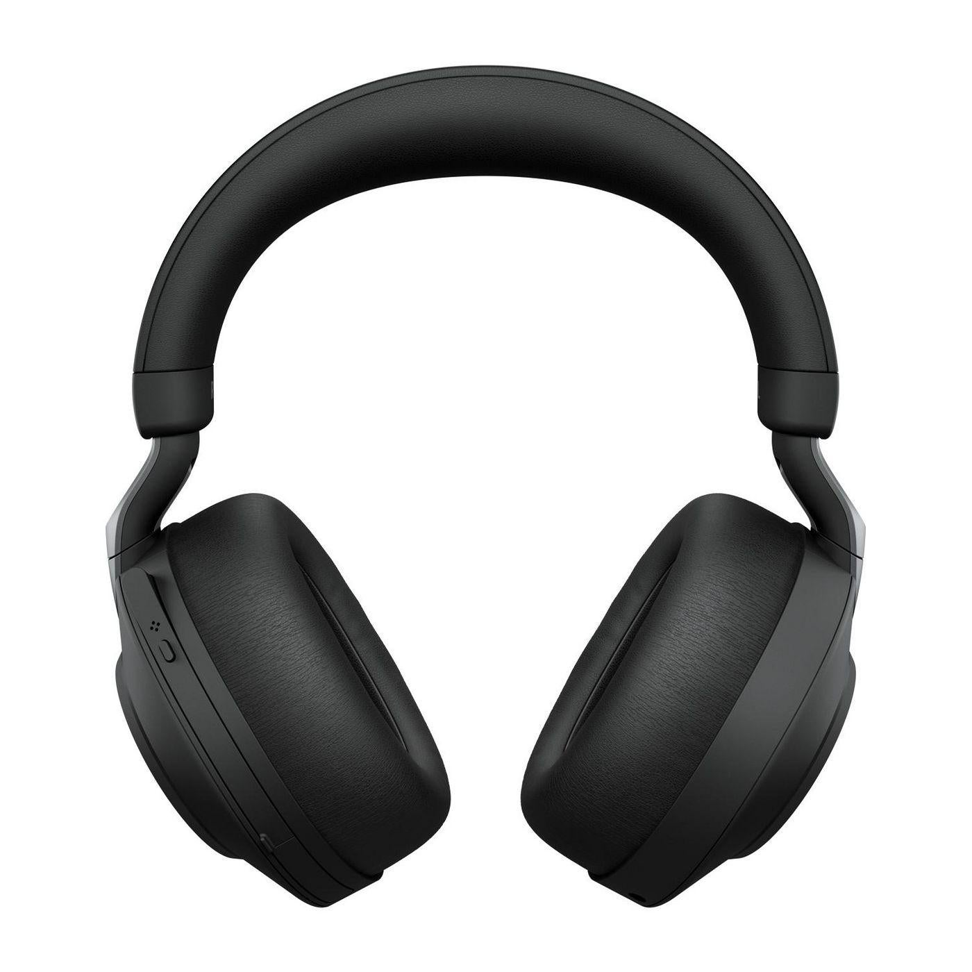 Jabra Evolve 65 Cuffie Wireless Stereo Professionali Con Microfono A Banda Larga - Padiglione Auricolare Nero/Rosso, Acciaio Inossidabile, Certificazione Lync/Skype For Business, Garanzia 2 Anni