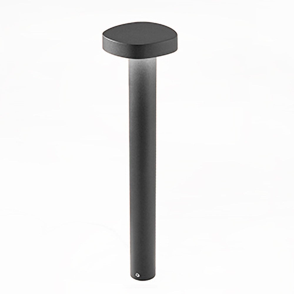 Zafferano Ciottolo - Zewnętrzna lampa słupkowa LED IP54 7W 3000K nowoczesny design z aluminium do ogrodów i podjazdów - 70 cm Corten