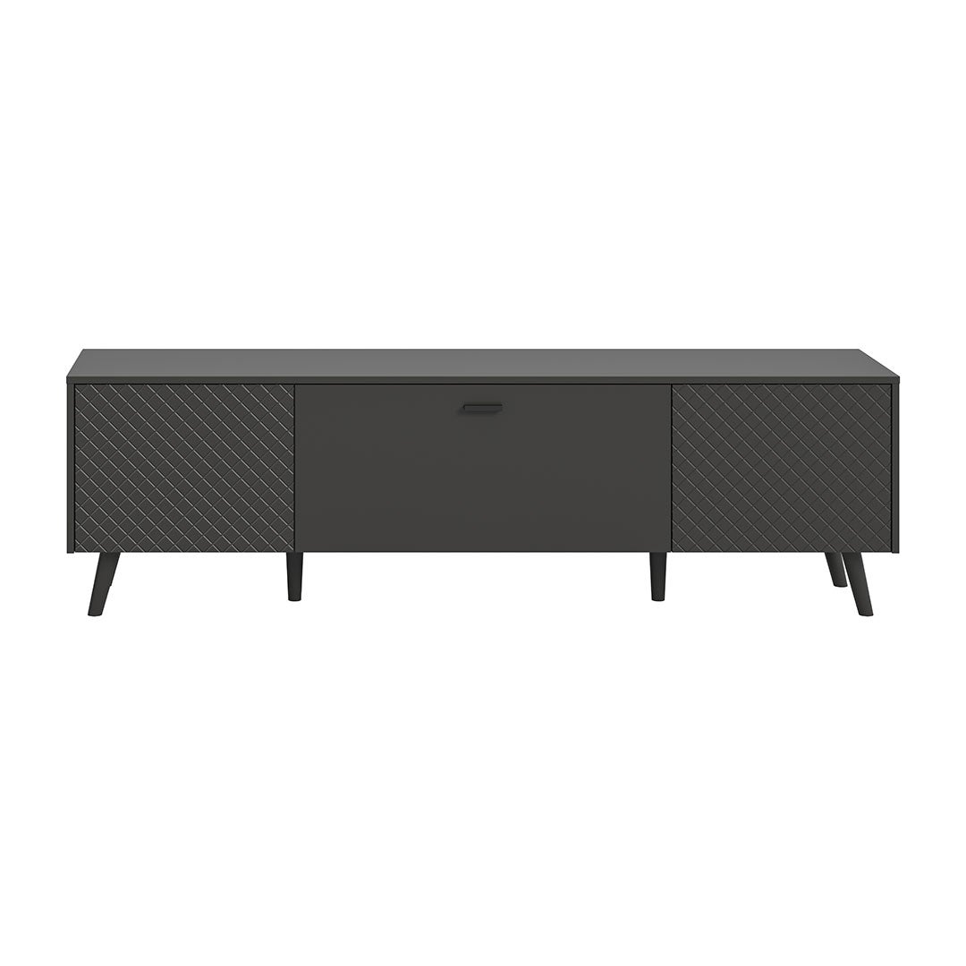Linea kreedns 2 drzwi, 1 klapa matowy szary. - 2