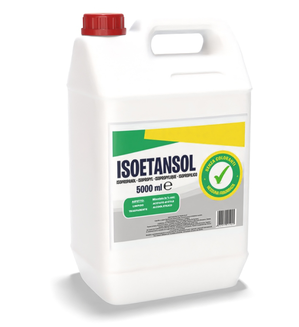 ISOETANSOL 100AE Alcool isopropylique dénaturé mélangé nettoyant de 5 litres Leroy Merlin