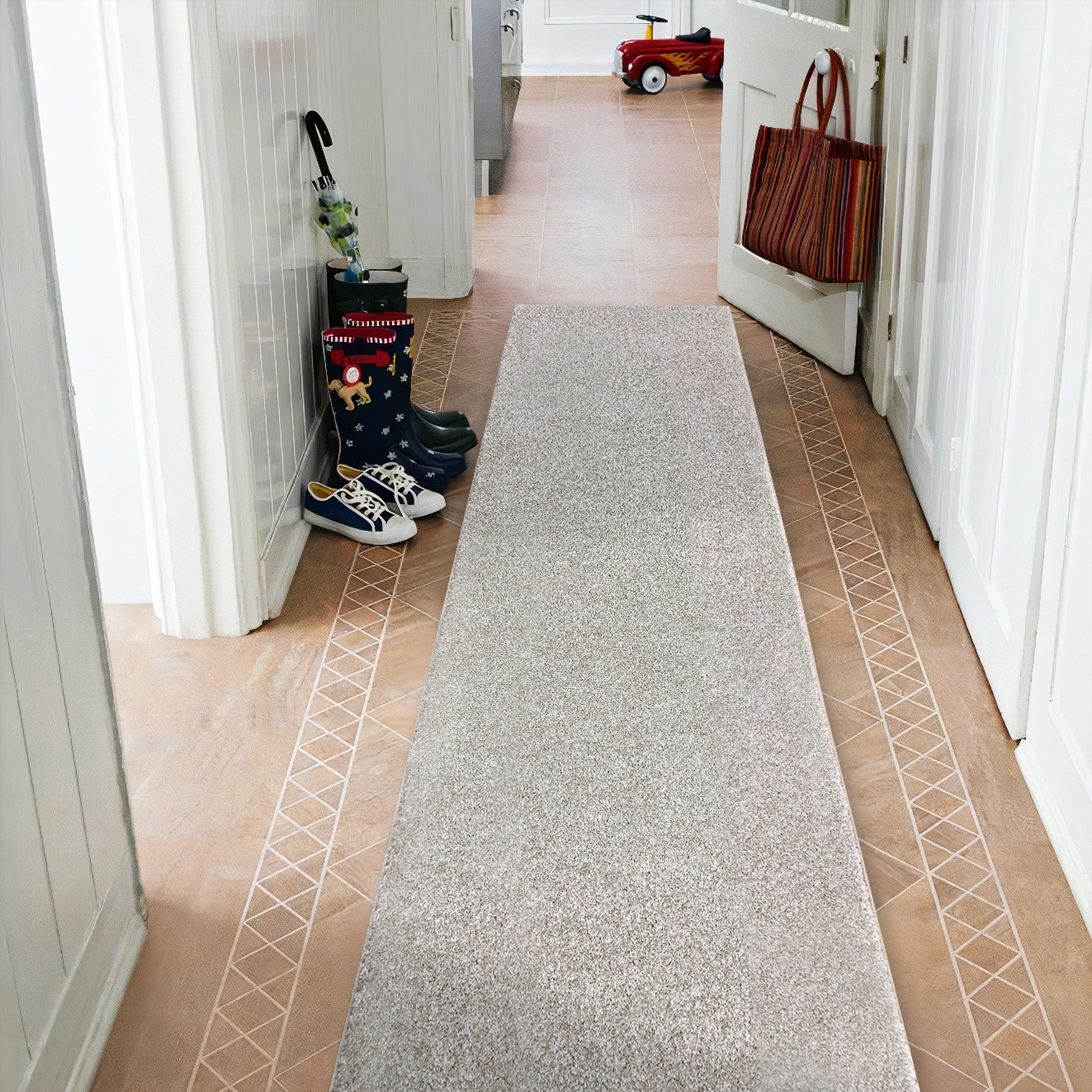 Chodnik SANTA FE krem 03 gładki, jednolity, jednokolorowy 80x130 cm - 3