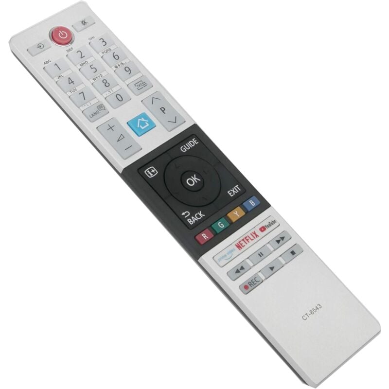 Pilot zamienny CT-8543-RC42151P 30101775 do telewizora Toshiba 32W2863DG 32W2863DA 40L2863DG 43V5863DG 43B6863DG 49L2863DG 49U686