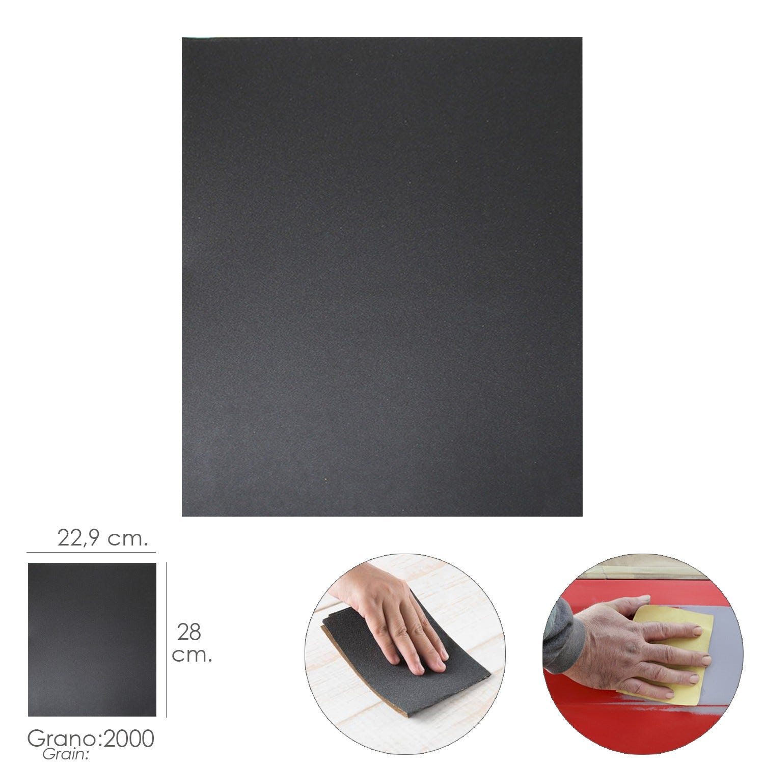40 pezzi di carta vetrata abrasiva, grana extra fine 320/400/600/800 40 pezzi di carta vetrata abrasiva, grana extra fine 320/400/600/800