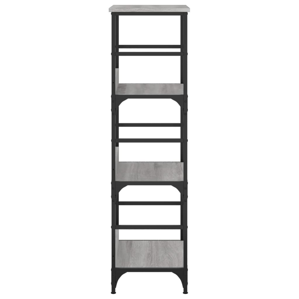 Bibliothèque sonoma gris 50x33x117,5 cm bois d'ingénierie vidaXL - 5