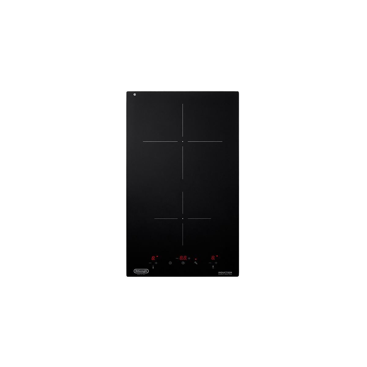 Delonghi Placa De Inducción Empotrada De'longhi Pin 32 De 30 Cm Y 2 Fuegos Negra , Leroy Merlin