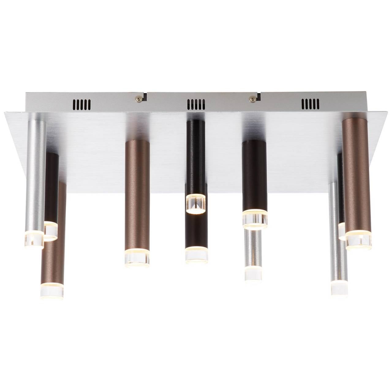 Brilliant Woodrow lampa sufitowa 50cm, metal/bambus, 1x A60, E27, 60W - 4