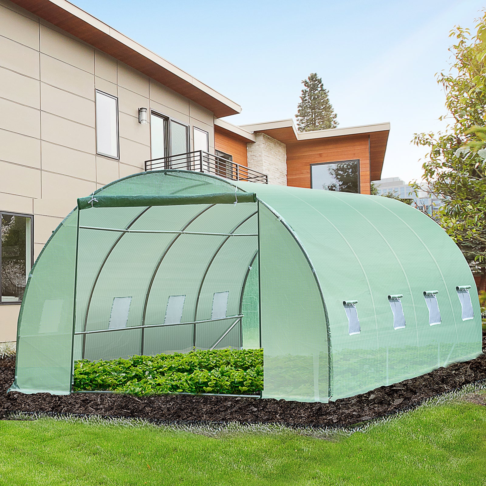 Serre de jardin tunnel 9m² - 2
