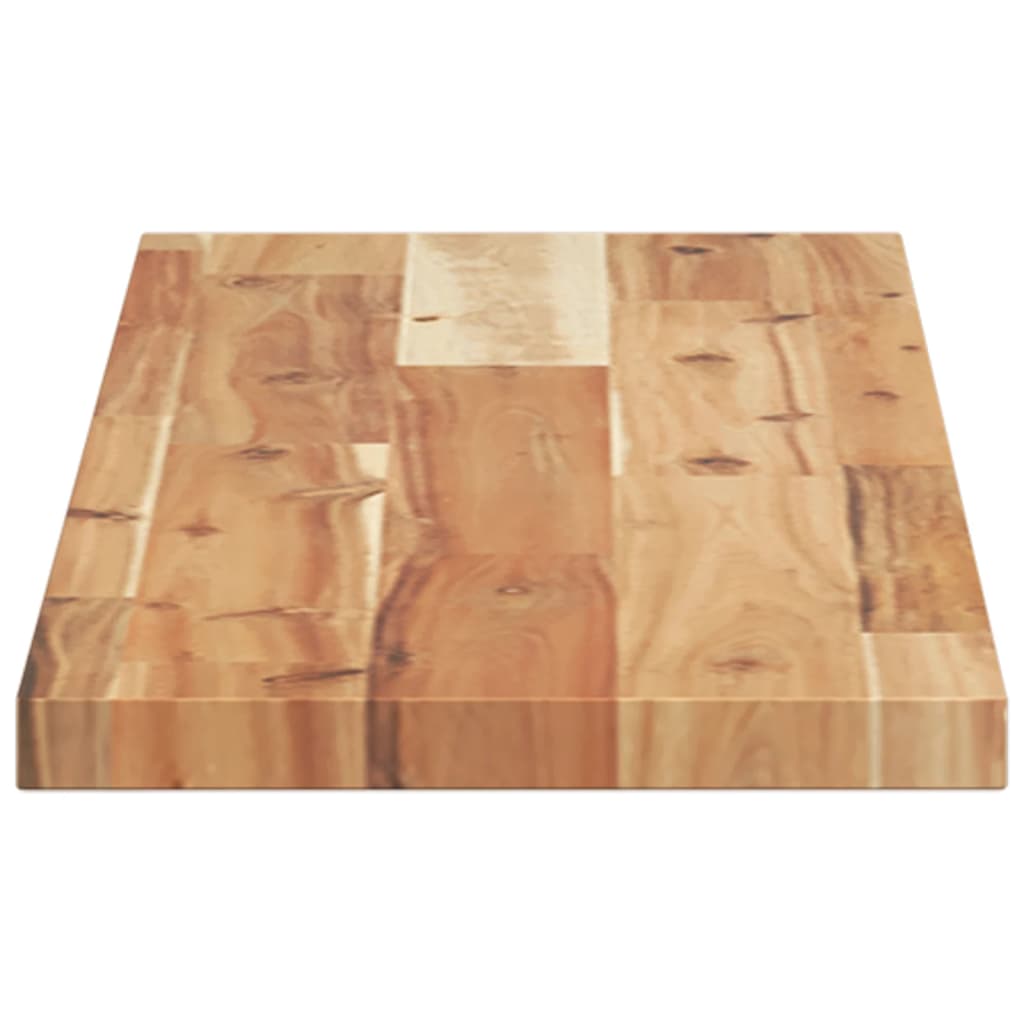 2 pcs Étagères murale | Étagère flottante | Étagères de rangements 80x20x2 cm acacia massif à l'huile CFW47261 - 5