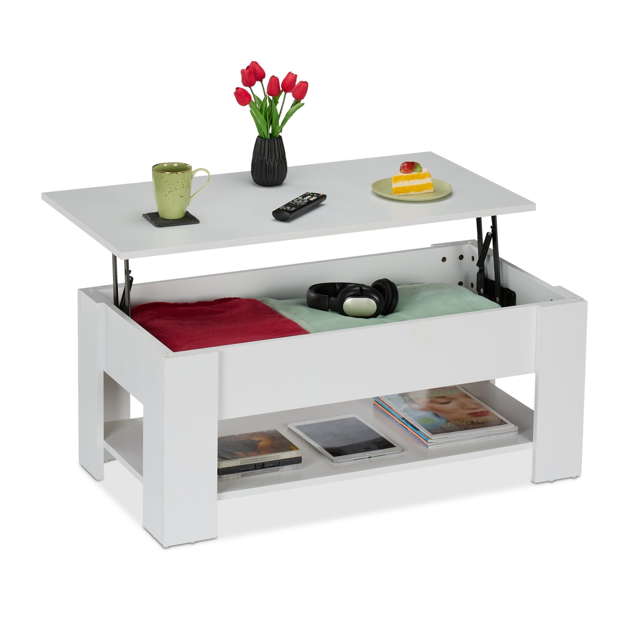 Northio Mesa De Centro Plegable Blanco , Leroy Merlin