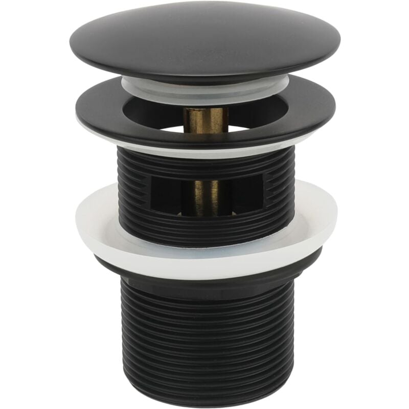 2 Bouchons Baignoire Acier Inoxydable - Universal 70mm Avec Joint Caoutchouc