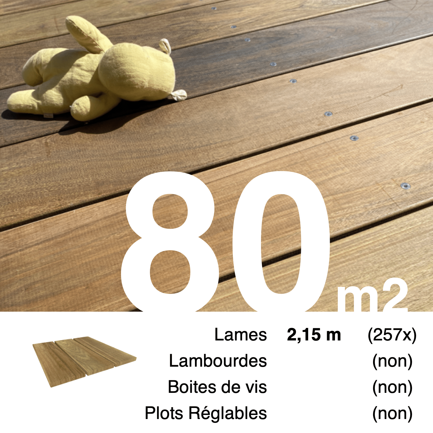 Promo Planches De Terrasse Bois Exotique Ipe Pour M Longueur