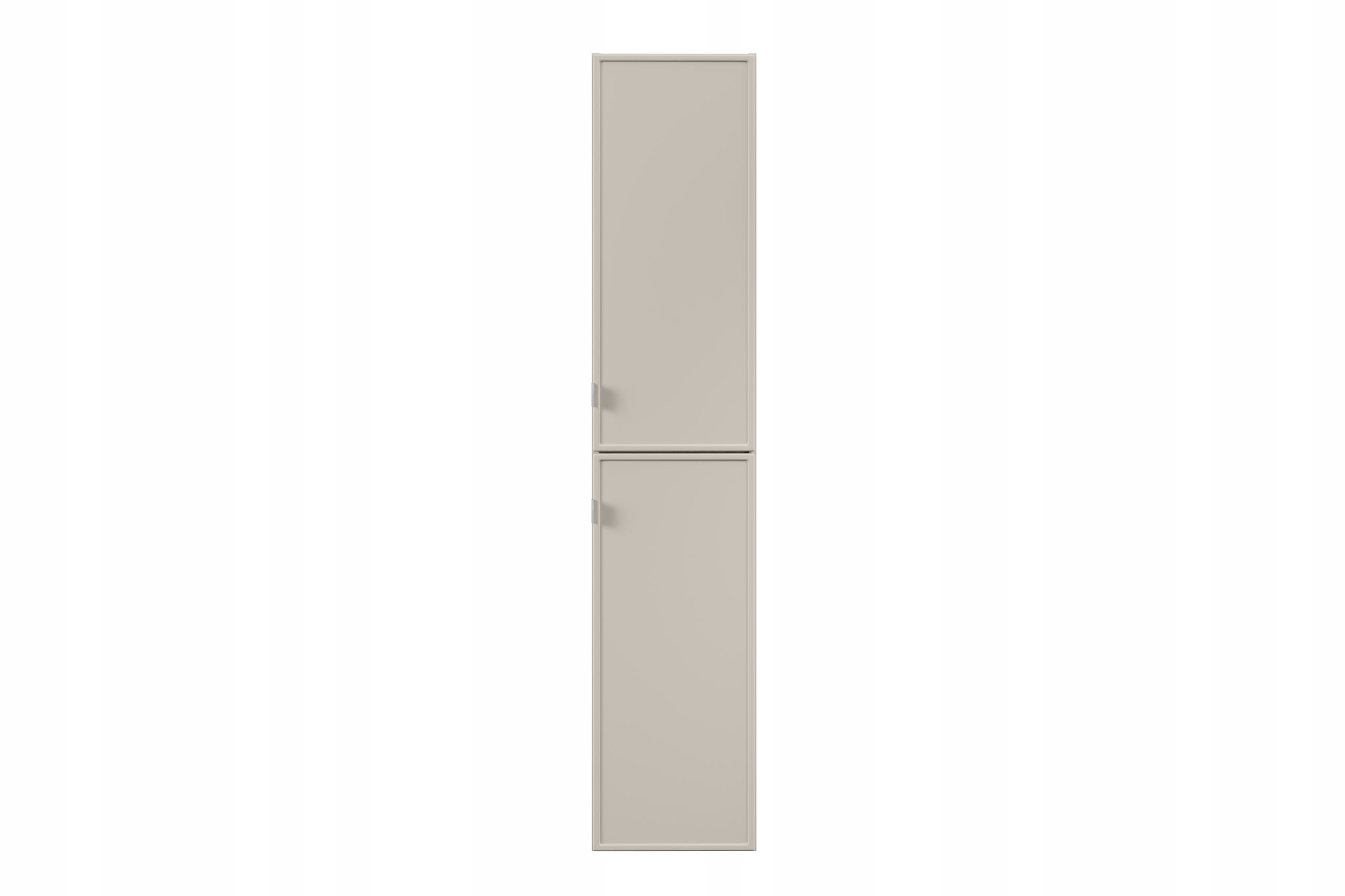 Słupek łazienkowy BELLA 170 cm kaszmirowy wiszący frezowany front - 7