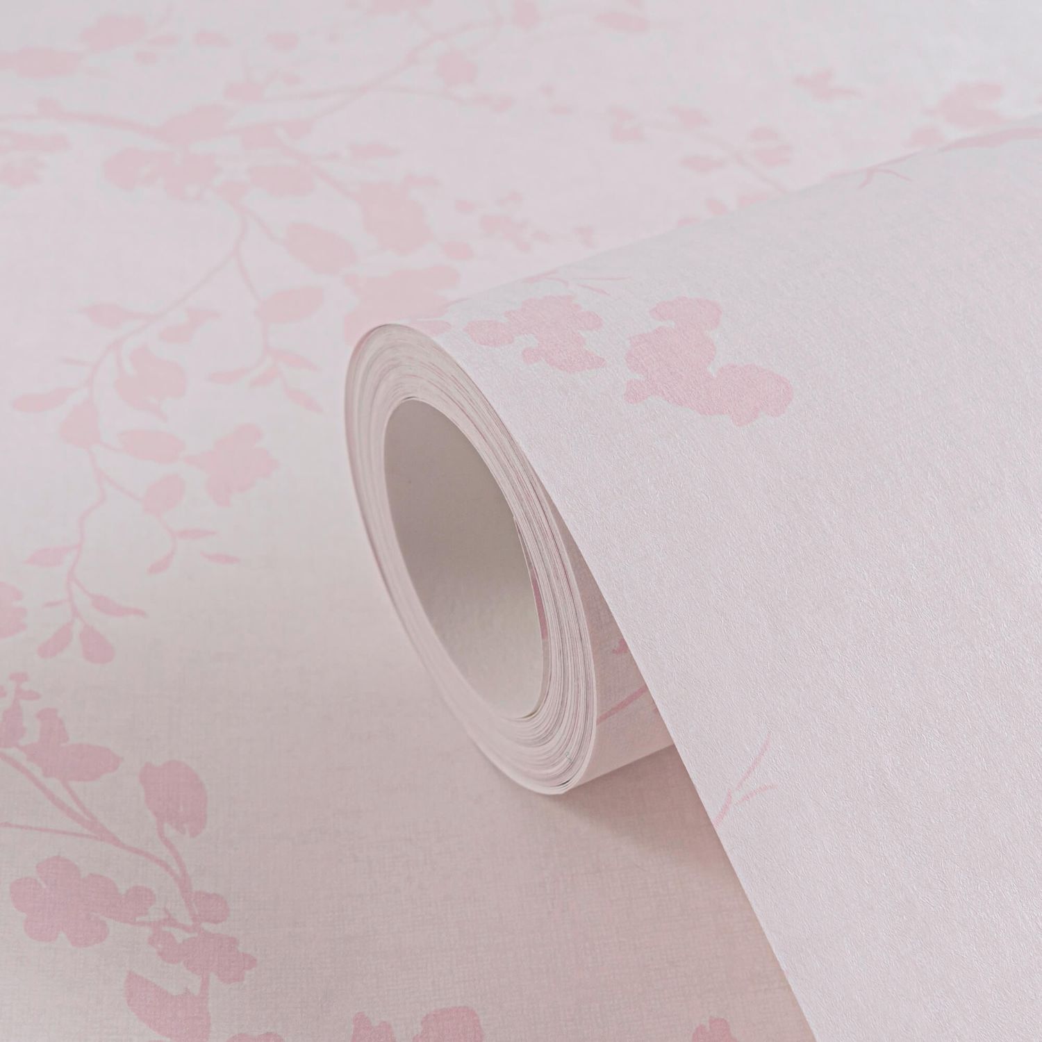 Profhome 770791-GU Papel de parede com flores liso fosco 5,33 m2 - 2