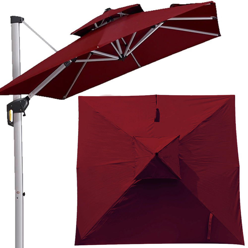 NICEQT Toile De Rechange UV 50+ For Parasol De Jardin (200 Cm