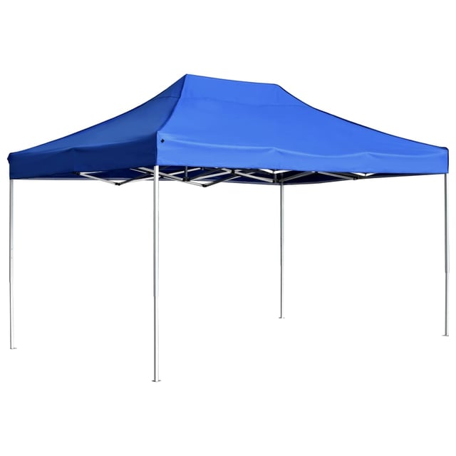 Tenda reception pieghevole Alluminio 4,5x3 m Blu