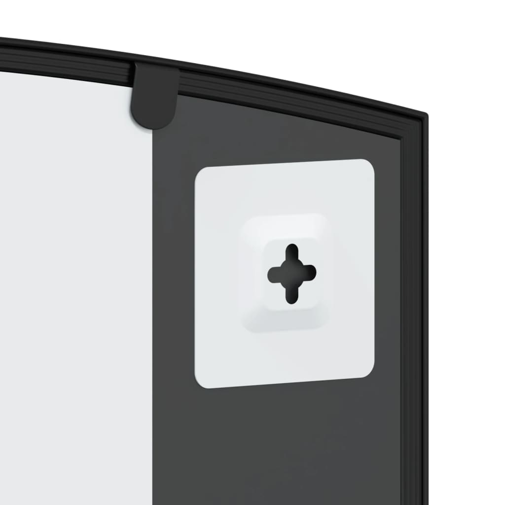 Maison Exclusive - Miroir mural noir 100x60 cm arche fer - 6