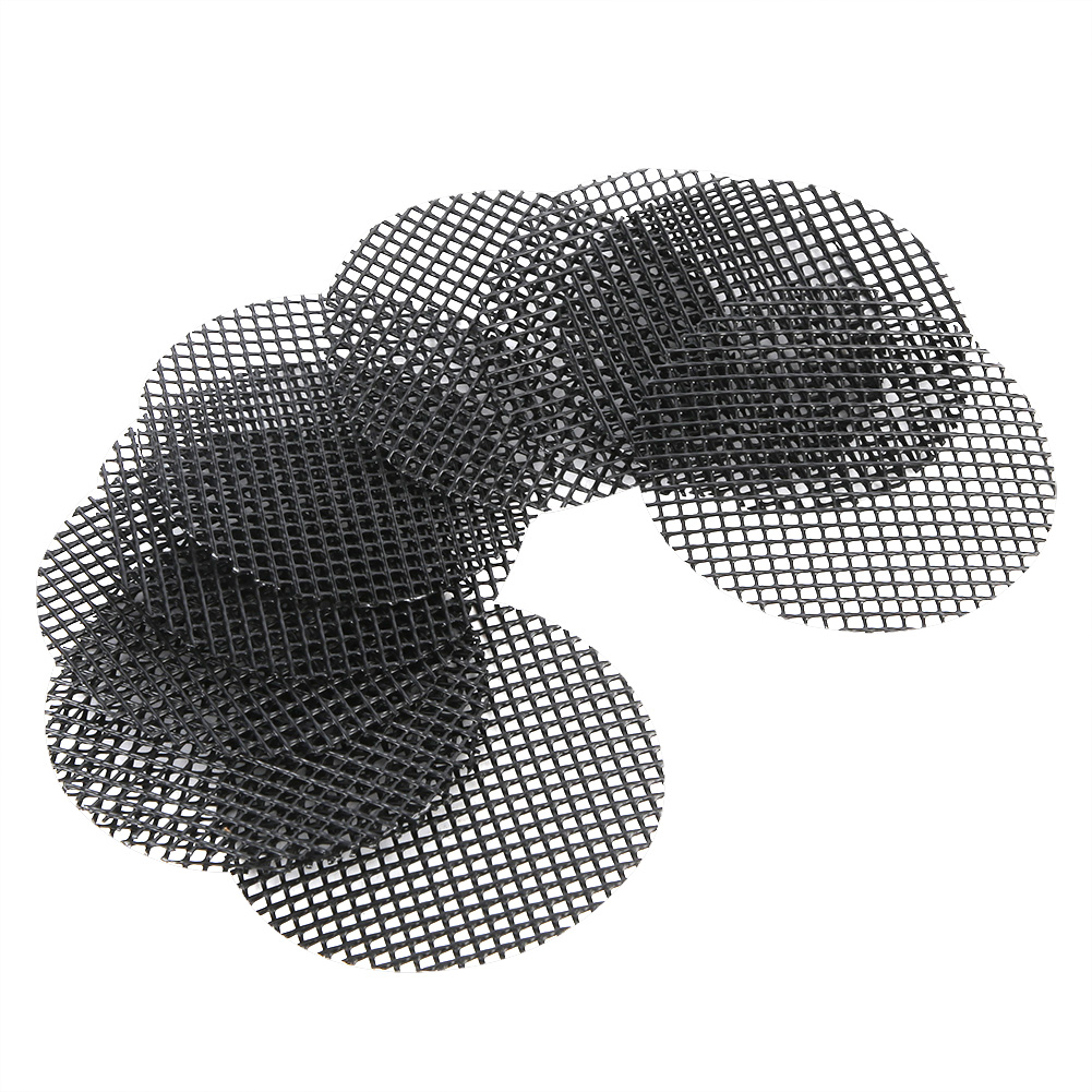 Zestaw 10 mat ogrodniczych z siatki do otworów drenażowych w doniczkach, maty z kratką do przesadzania roślin i bonsai (10 cm)