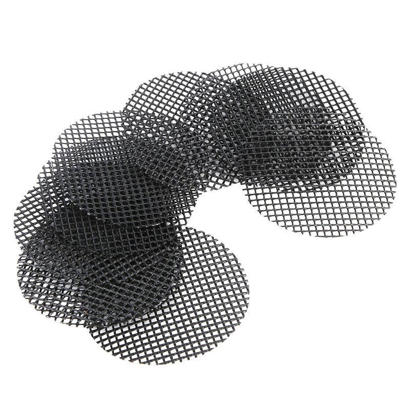 Zestaw 10 mat ogrodniczych z siatki do otworów drenażowych w doniczkach, maty z kratką do przesadzania roślin i bonsai (10 cm)