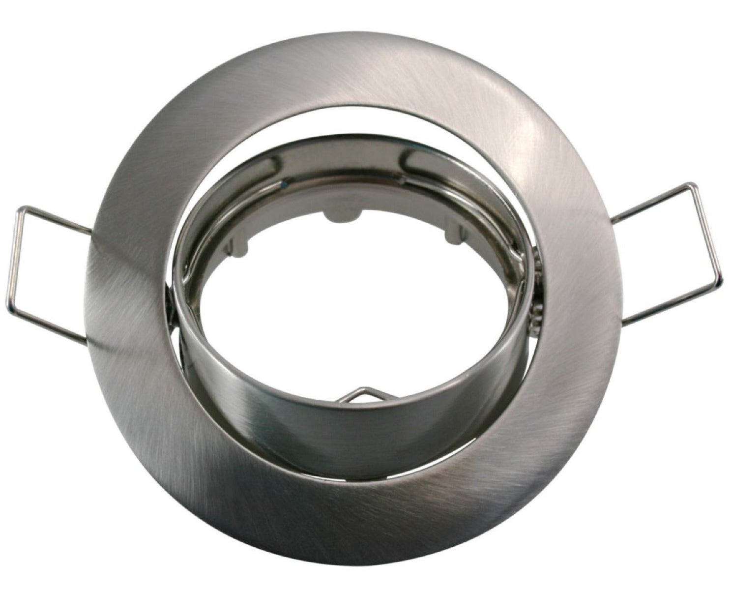 Lot de 10 Support Encastrable Aluminium Orientable Diametre 81mm ref.970 - 4