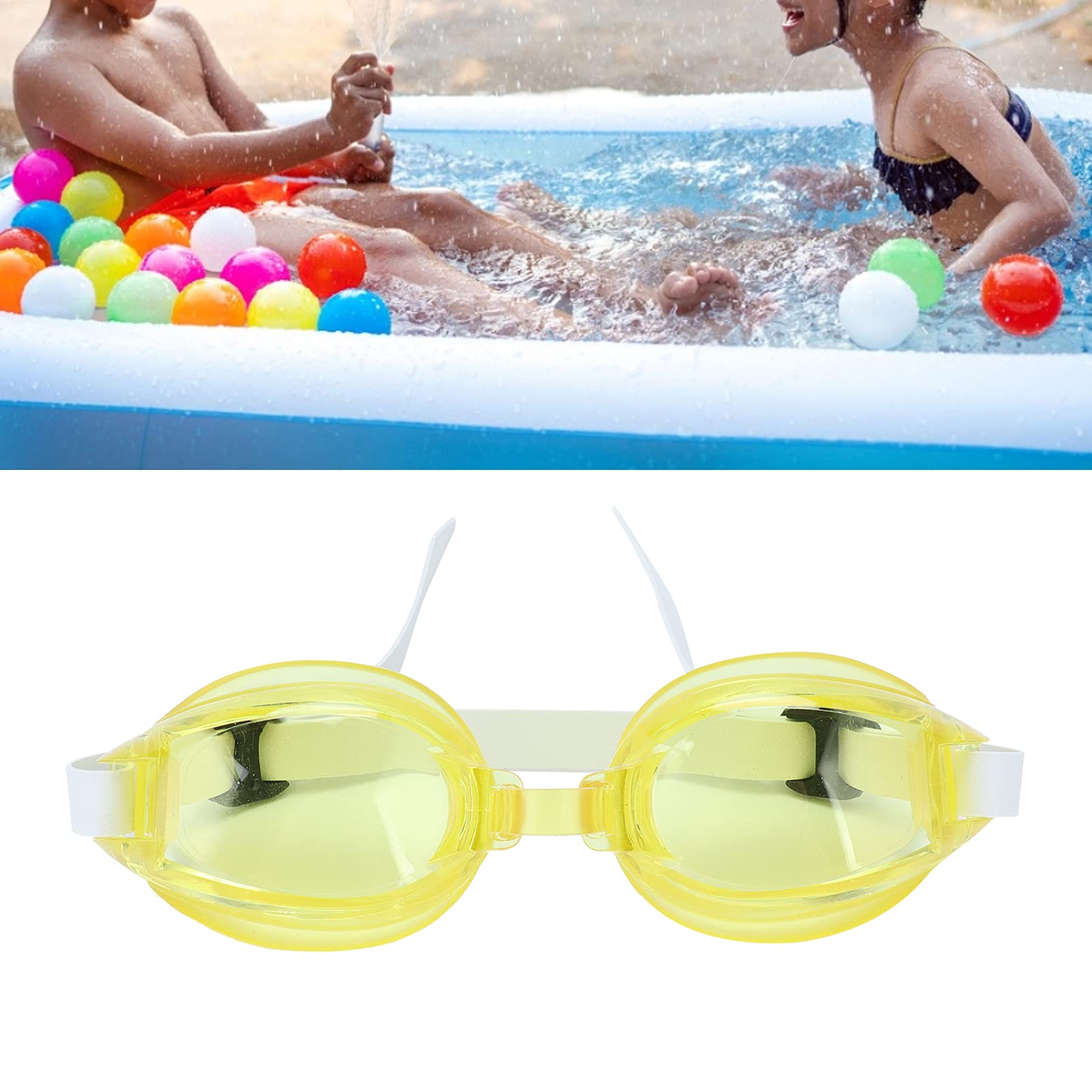 Occhialini da nuoto per bambini, guarnizione in silicone morbido