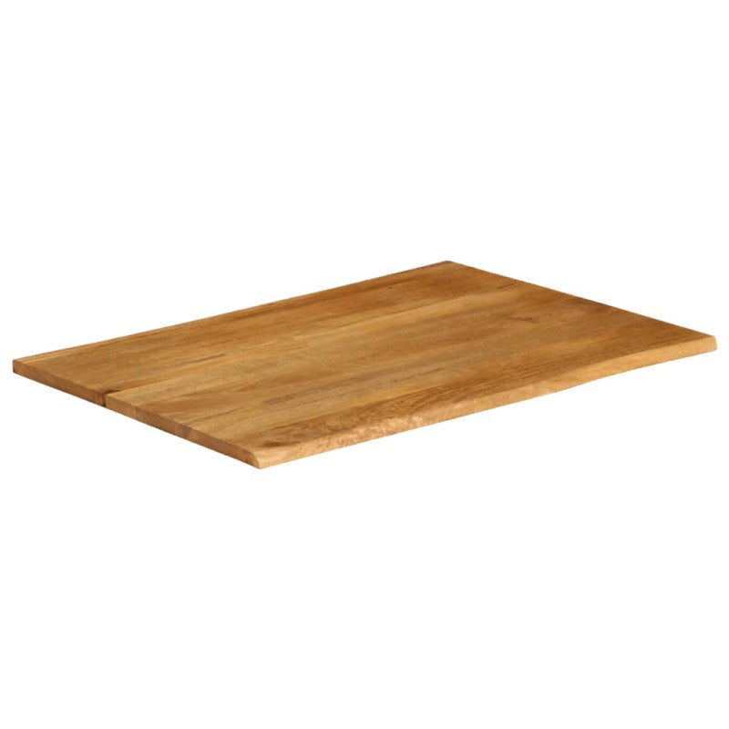 VidaXL Piano Tavolo In Legno Di Mango 100x40x3,8 Cm – Bordo Vivo Naturale, Per Tavoli Da Pranzo O Scrivanie