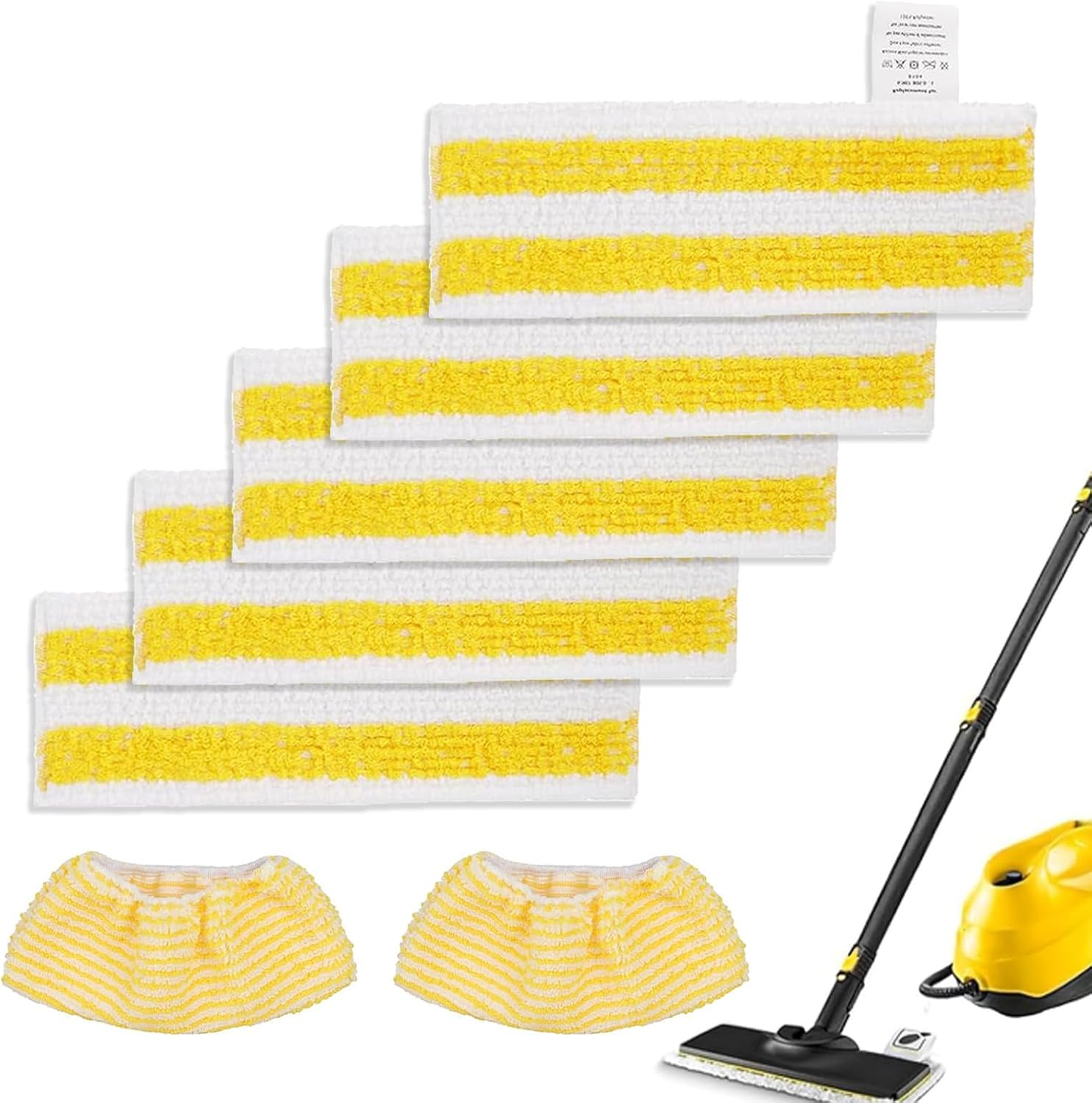 Opakowanie 7 ściereczek z mikrofibry zamiennych do urządzeń czyszczących Karcher Easyfix SC 1, SC 2, SC 3, SC 4, SC 5