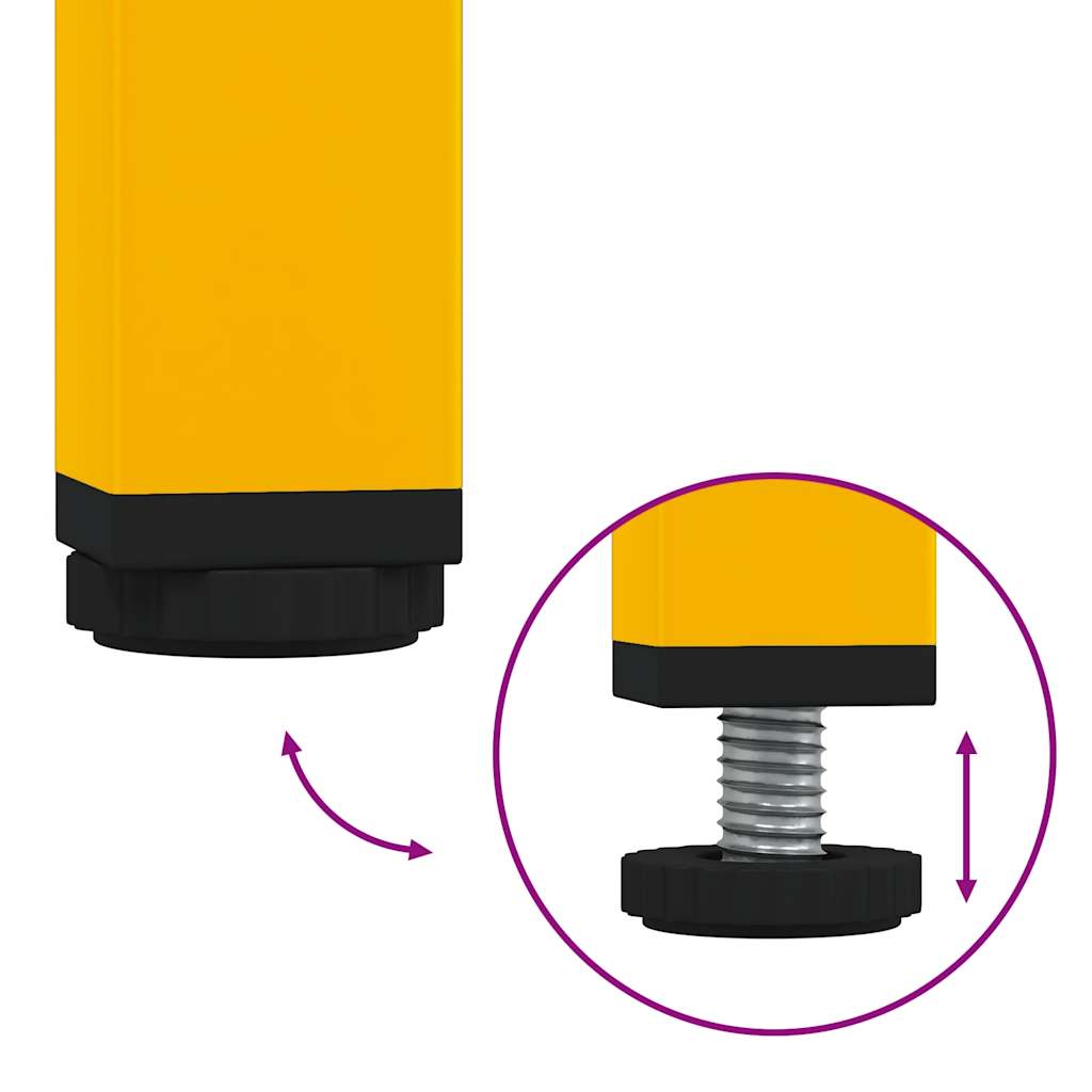 Móvel TV | Armário de TV 101 | 5x39x43 | 5 cm aço laminado a frio amarelo mostarda CFW55922 - 8