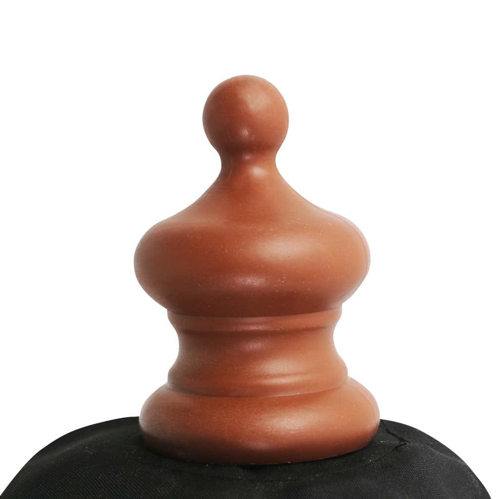 Ombrellone da esterno con palo in legno 350 cm nero 02_0008253 - 3