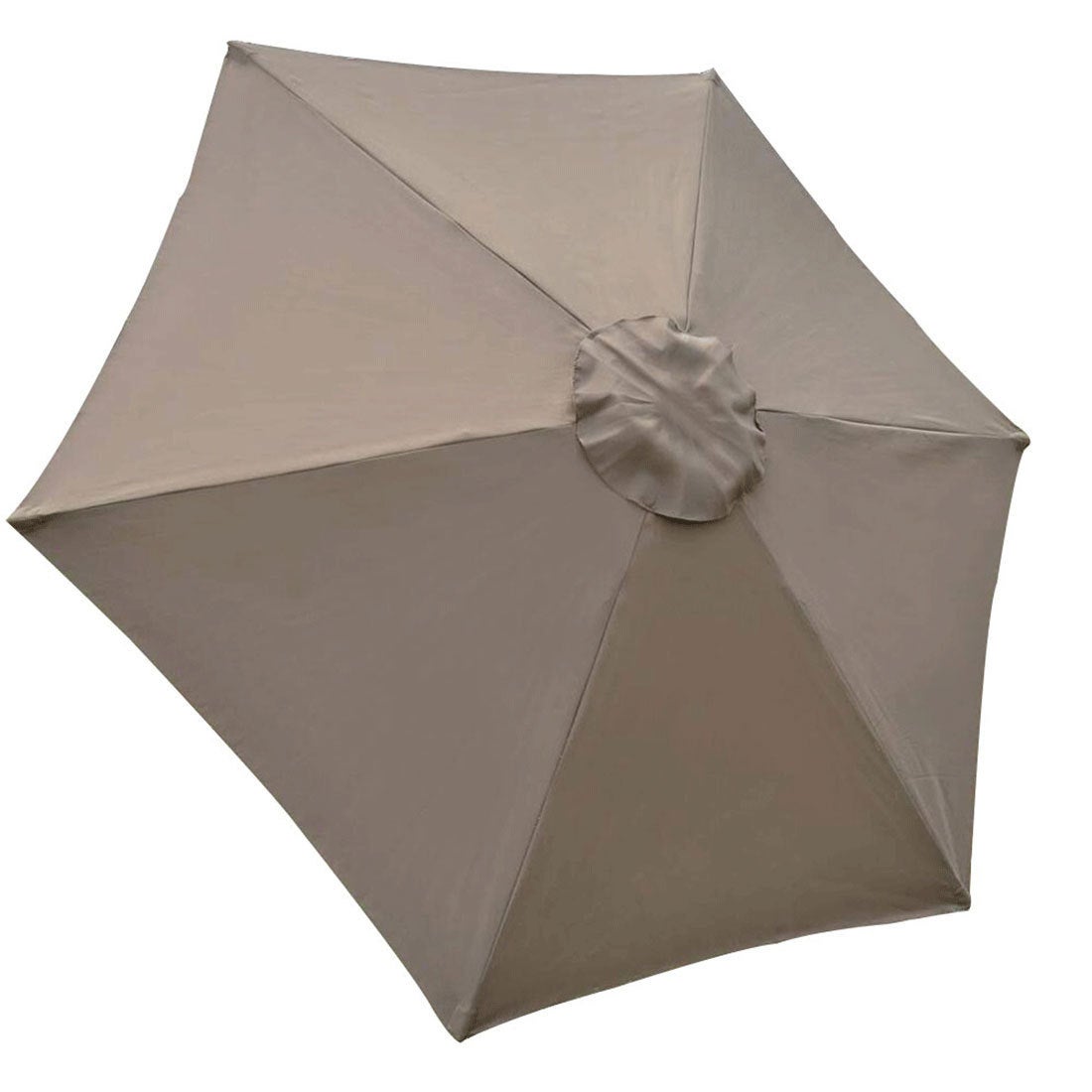 Pokrowiec zamienny do parasola, 8 żeberek, 3 m, wodoodporny, odporny na promieniowanie UV, tkanina zamienna, Khaki