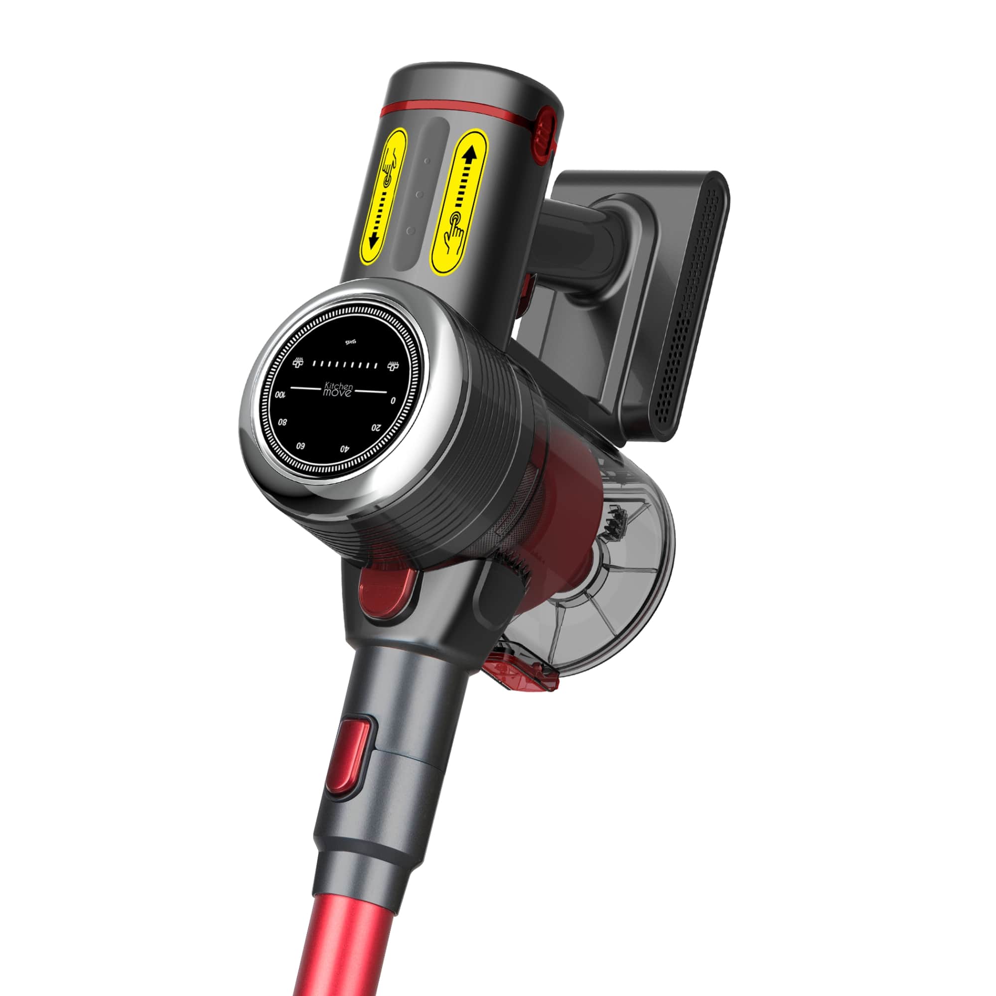 Aspirateur balai sans fil RED KNIGHT Rouge Aluminium 220W - 5