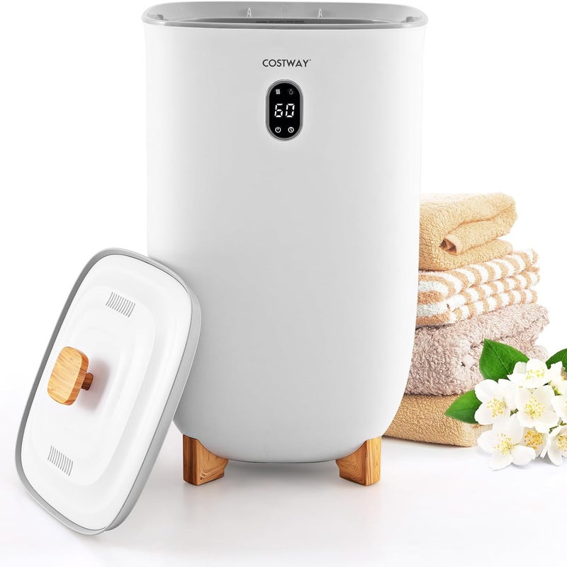 Duży Podgrzewacz do Ręczników Esthetique 35 l z Ogrzewaniem PTC i Uchwytem na Krążek Zapachowy, Timerem i Automatycznym Wyłączaniem