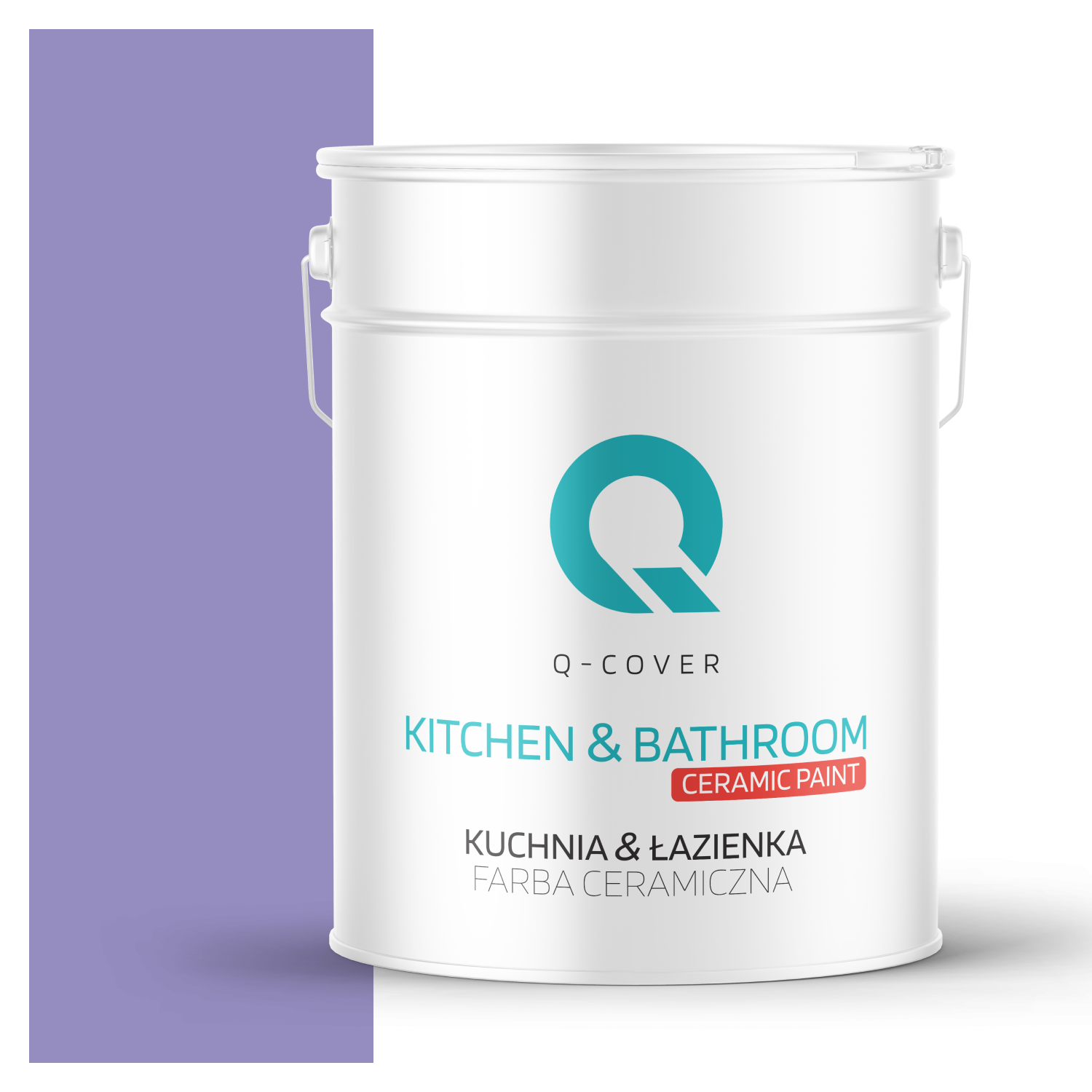 Farba Ceramiczna Kuchnia &amp; Łazienka Q-Cover Lawendowy H2629 Głęboki Mat 10L
