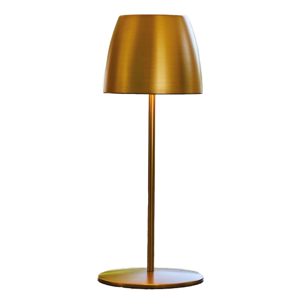 ORLUM Bezprzewodowa Lampa Stołowa Gold H30cm