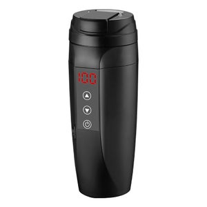 Bouilloire de voiture 750ml en acier inoxydable 12v allume-cigare