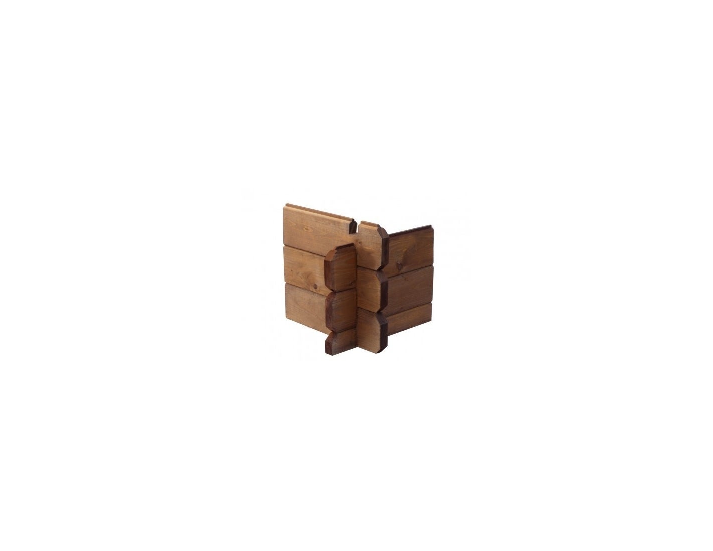 Abri de jardin en bois - 11.7m2 - 3.9x3m - Traité - Ep. 34mm - Couleur: marron - DOM562 - ALTANKA - 5