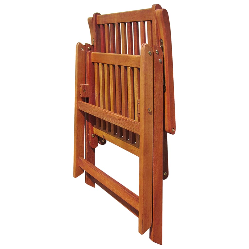 Chaises pliables de jardin 4 pcs Bois d'acacia solide 2 - 5