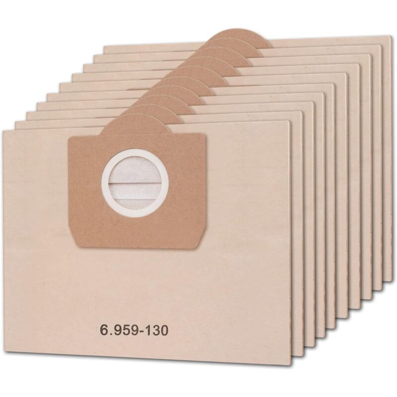 10 Sacs Aspirateur Compatibles AEG 61Ekt01 - Sacs Avec Microfiltre Pour Aspirateur Vampyr Type 61
