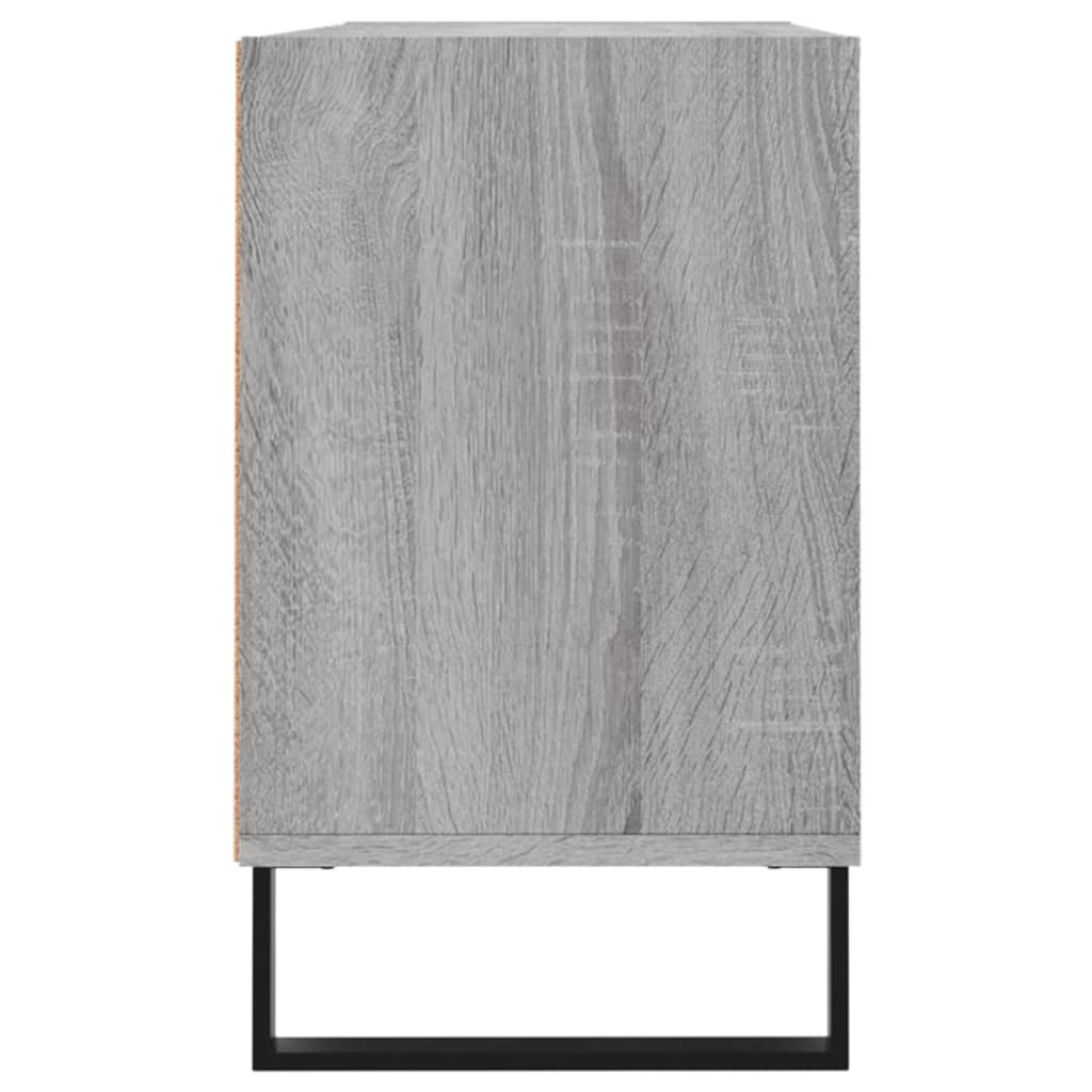 Meuble TV sonoma gris 103,5x30x50 bois d'ingénierie - 5