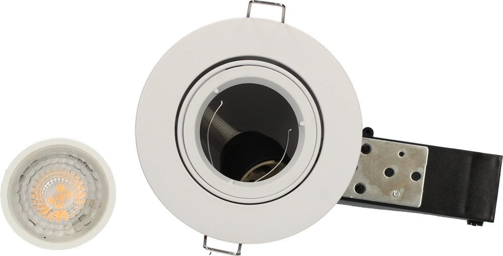 Faretto da incasso bianco orientabile BIRDY BBC GU10 5W RGB + Dynamic White 380lm - 3