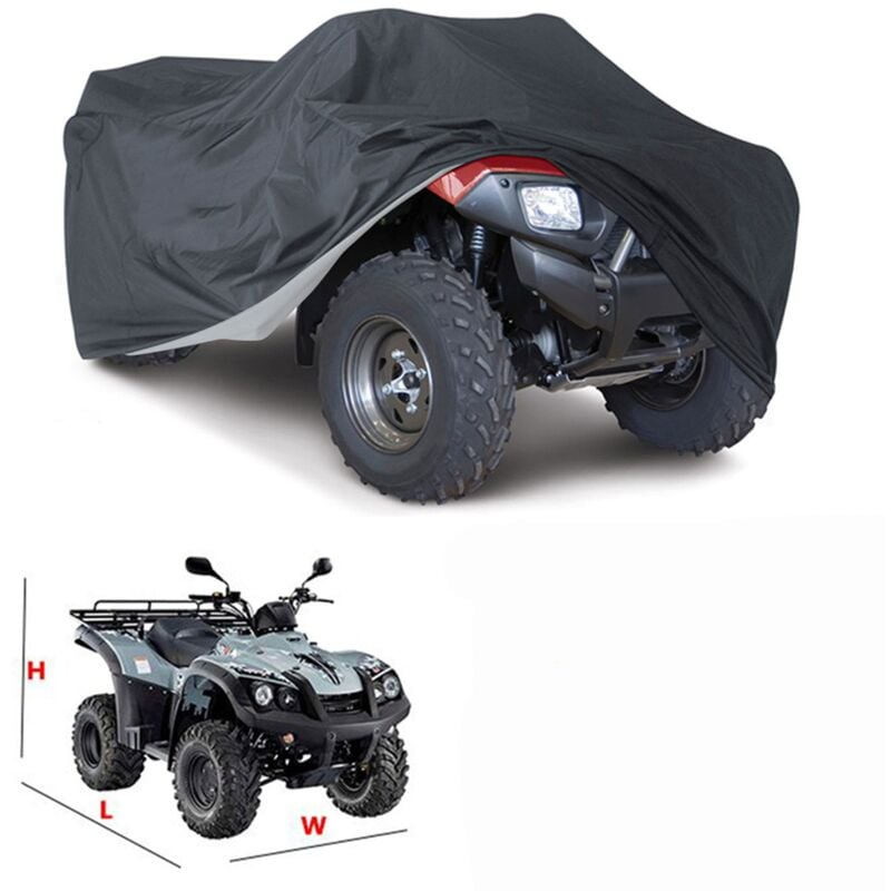 Wodoodporny pokrowiec na motocykl ATV, wytrzymały pokrowiec na elektryczny rower z kamuflażem anty-UV, 145×85×98 cm