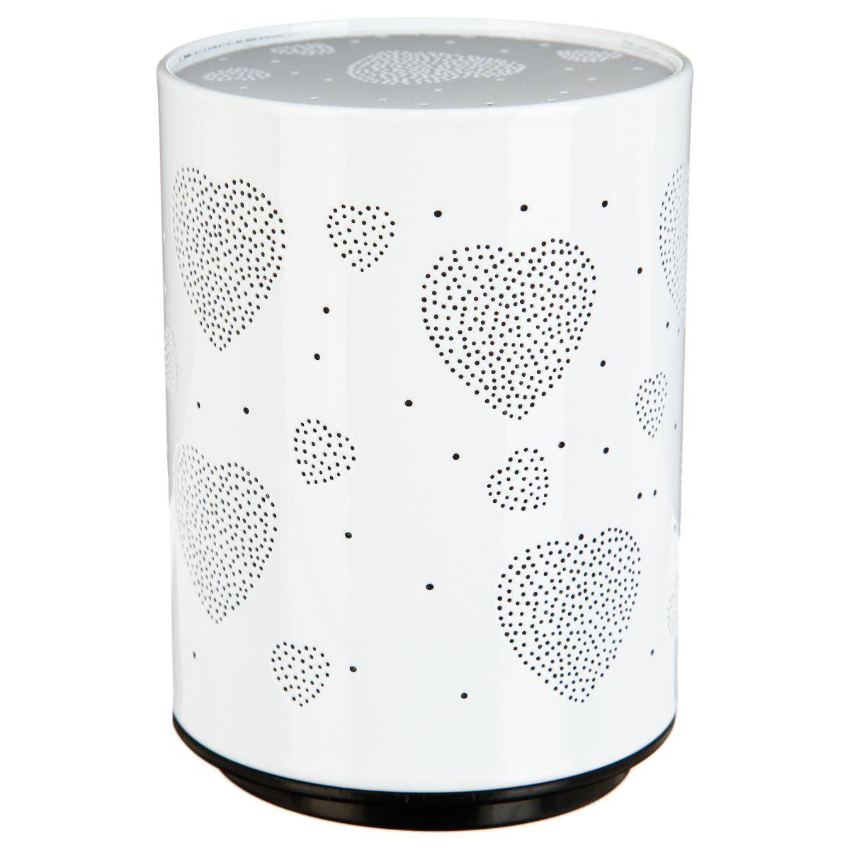 Veilleuse À Pile Push H.13cm Métal Blanc - Atmosphera Créateur d ...