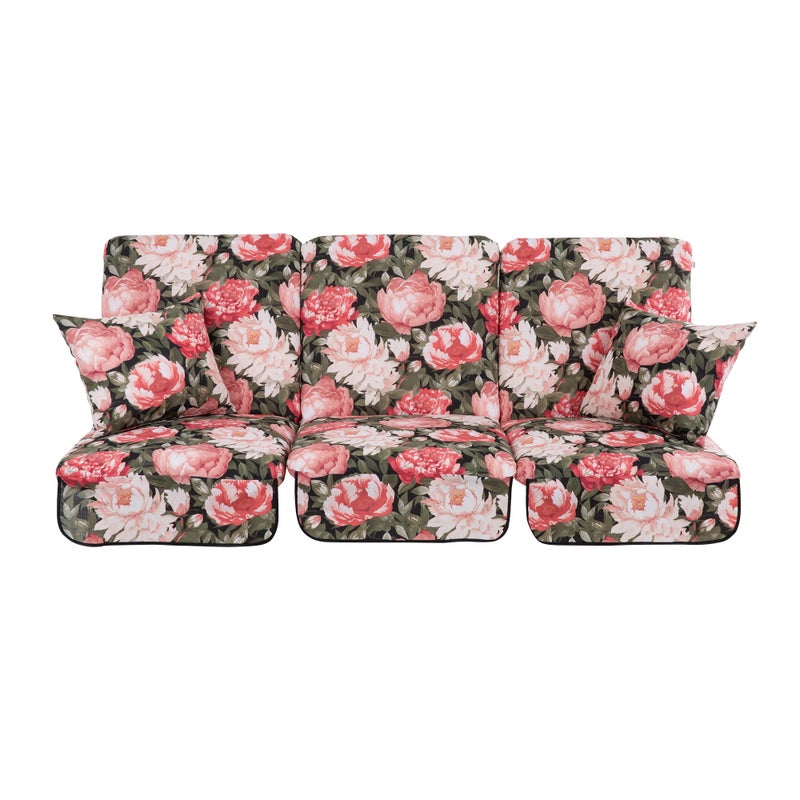 Poduszki na huśtawkę 180 cm Rimini / Venezia kwiatowy wzór piwonii Patio