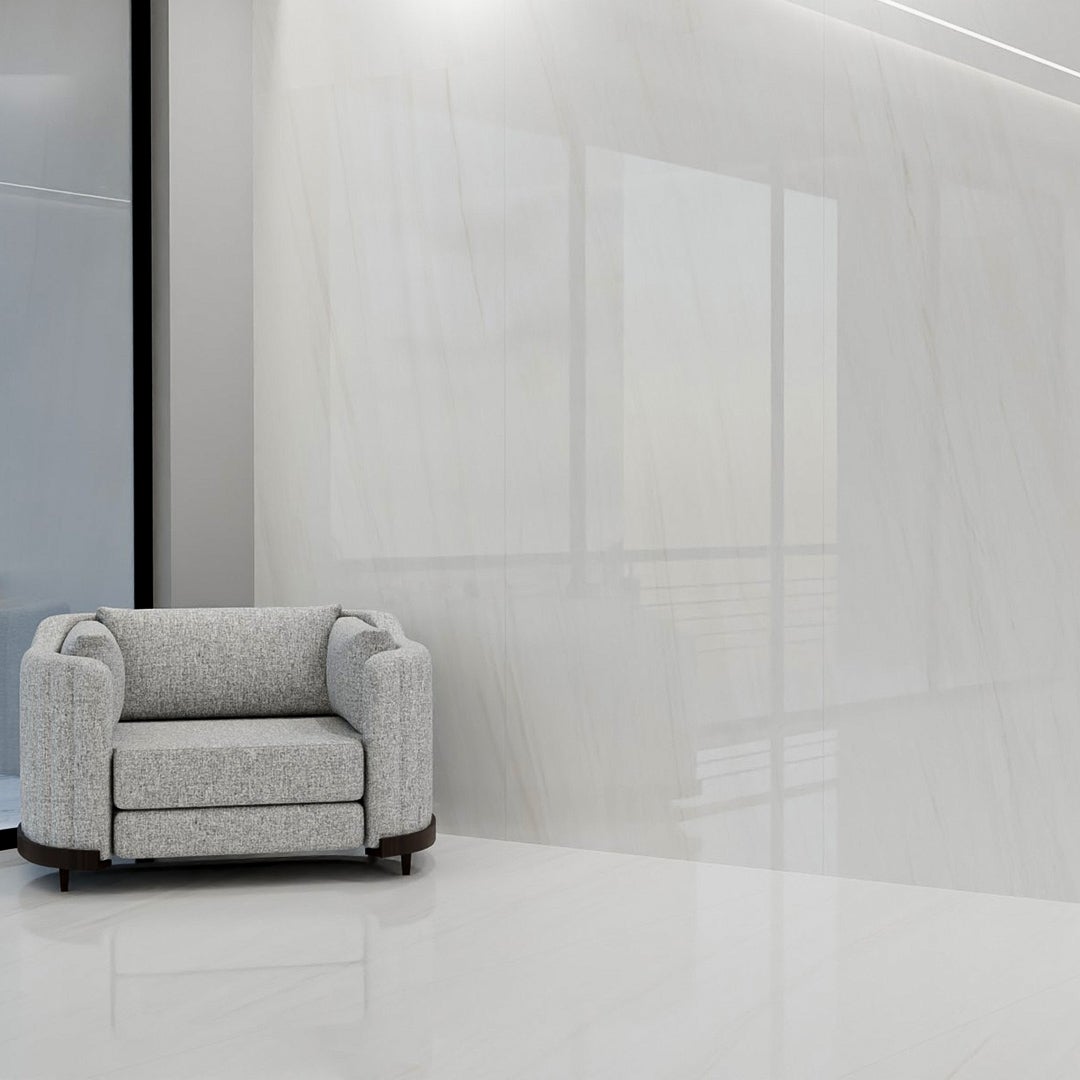 Tradizionale Lasa - Marmo Lucido - Piastrelle 90x180 cm 10 mm - SCA 4000 90x180 GLOSSY 10 mm - 3